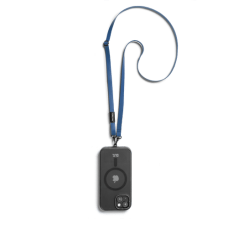 Blue Leatherite Crossbody Phone Lanyard - Strap Blue Leatherite Crossbody Phone Lanyard - Strap