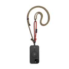 Red-Beige Crossbody Phone Lanyard - Cord Red-Beige Crossbody Phone Lanyard - Cord