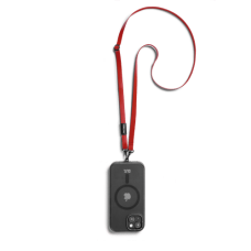 Red Leatherite Crossbody Phone Lanyard - Strap Red Leatherite Crossbody Phone Lanyard - Strap